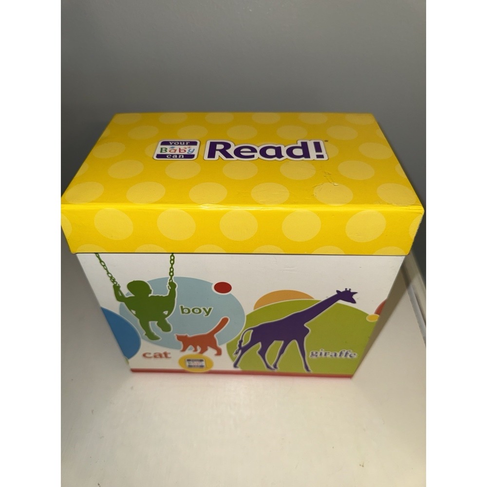 Your Baby Can Read Kit ENGLISH Reading System 4 DVD, 4 BOOKS, 20 CARDS New Read
